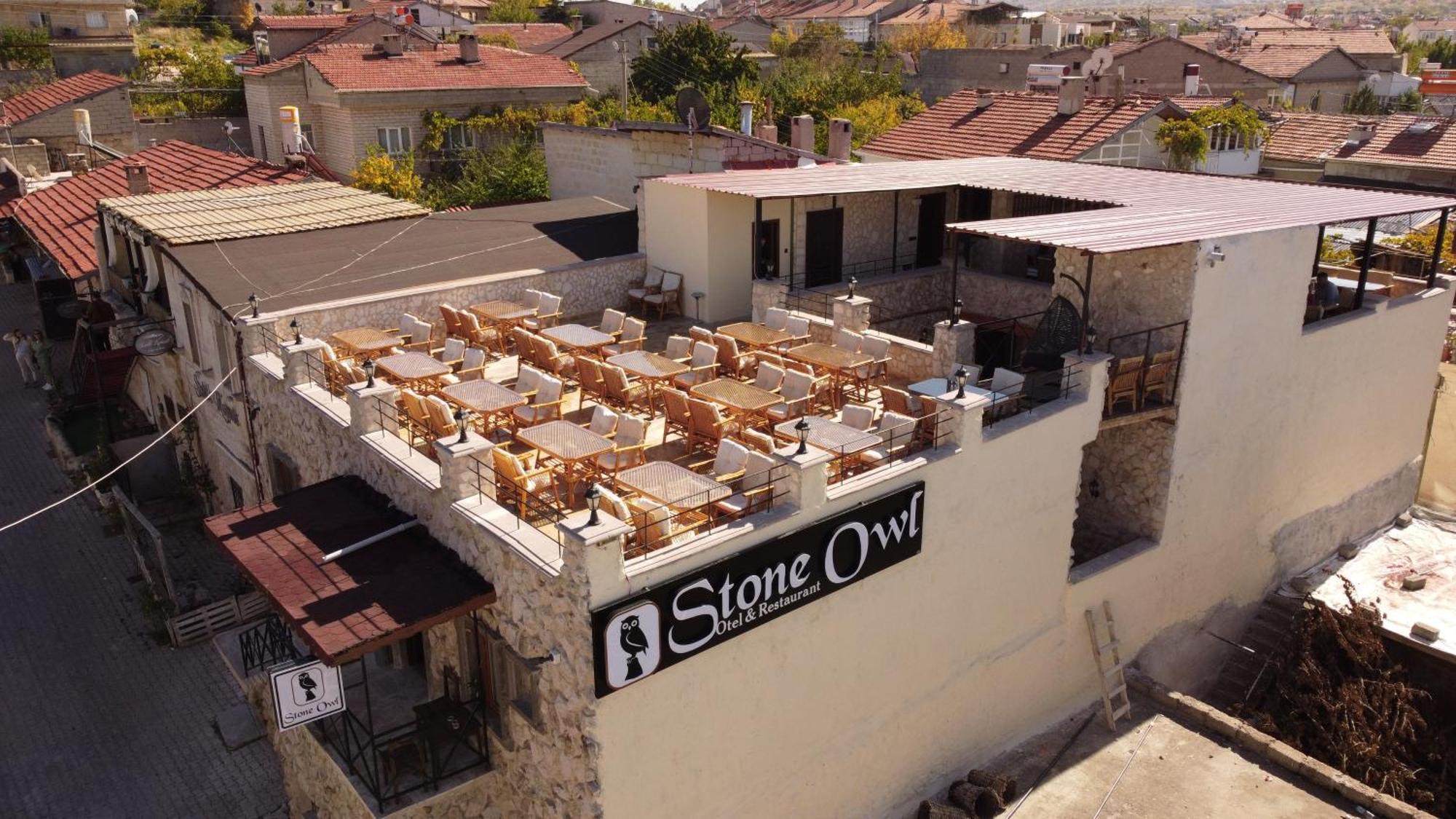 Stone Owl Otel & Restaurant Üçhisar Buitenkant foto
